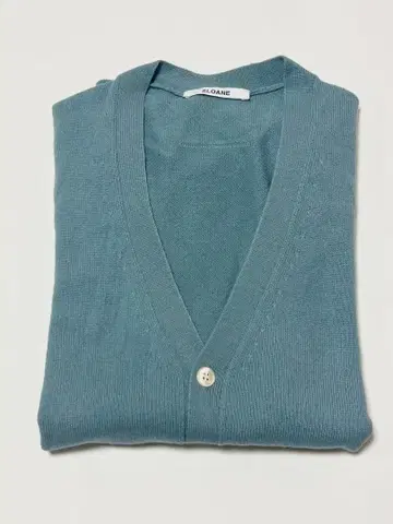 SLOANE 스론 캐시미어 100% 가디건 2 V넥 여성용