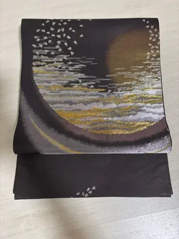 달 무늬 후쿠로 오비 o-54