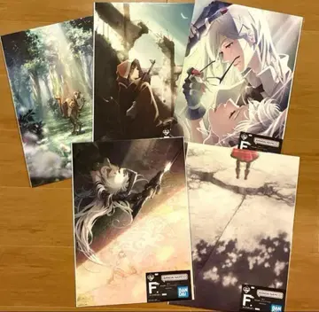 5종 제일복권 NieR 니어 오토마타 F상 클리어 포스터 2B 9S