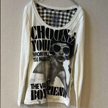 y2k 00s archive 그런지 페어리 긴팔 티셔츠 헤이세이 갸루