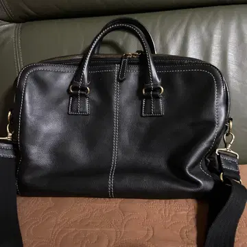 9일까지 가격 인하 츠치야 가방 천연 가죽 비즈니스 백 블랙