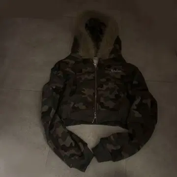 카모 패턴 후드티 퍼 포함 헤이세이 갸루 y2k 그런지 밀리터리 NANA