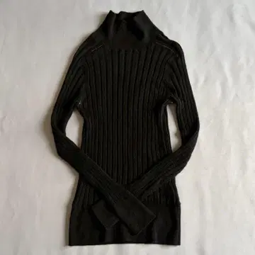 JOSEPH 캐시미어 100% 하이넥 니트 M 블랙 리브 정가 4만