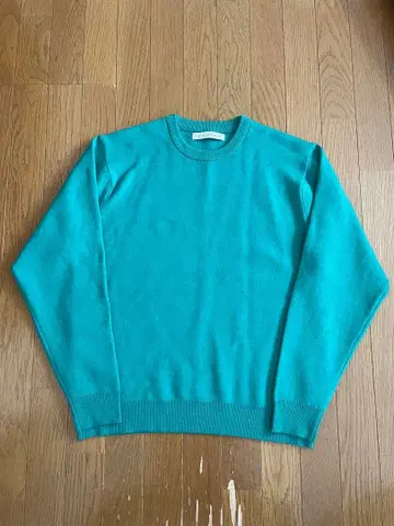 NANO universe 실크 혼방 크루넥 니트