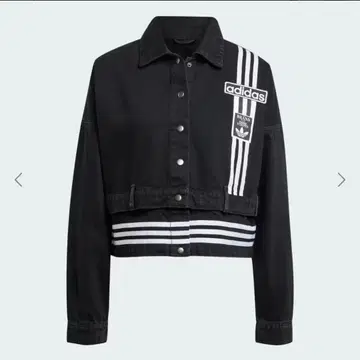 아디블레이크 데님 2-IN-1 트랙탑 블랙 XS