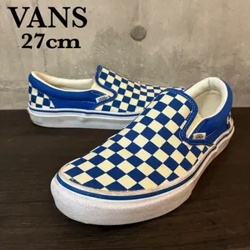 새상품급 VANS 체커 슬립온 27cm 반스 스니커즈