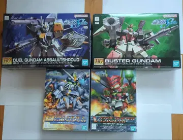 미개봉 새상품 버스터 건담 듀얼 건담 세트