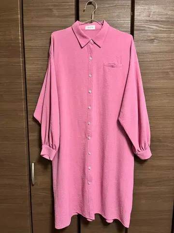 Nora Lily 노라릴리 / 셔츠 원피스 핑크