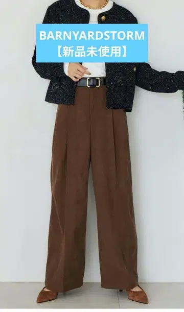BARNYARDSTORM 밴야드 스톰 코듀로이 턱 팬츠 M