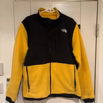 THE NORTH FACE 플리스 자켓 블랙/옐로우 컬러