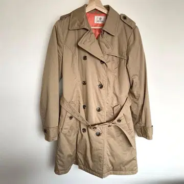 베이지 트렌치코트 충전솜