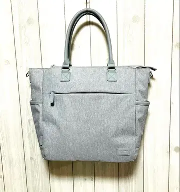 미사용 YAKPAK 2WAY 숄더 토트백 라이트 그레이