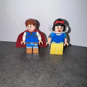 백설공주와 왕자 피규어 세트 LEGO 정품 2체 세트 43222