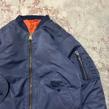 컨디션 최상 ROTHCO 로스코 MA-1 플라이트 자켓 밀리터리 네이비