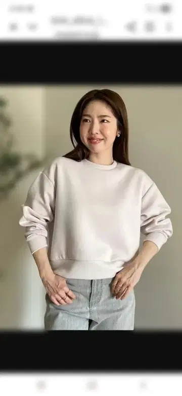 안피로 사이드 ZIP 크롭 풀오버 사이즈 M