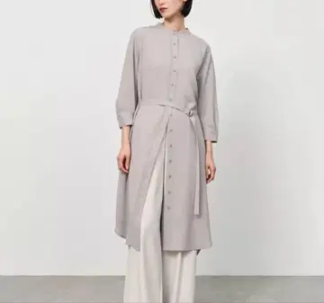 [ SOEJU ] 밴드 카라 셔츠 원피스 미사용품