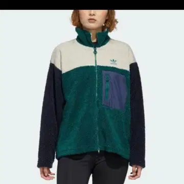 아디다스 숏 쉘파 자켓 L