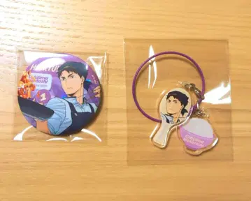 하이큐!! x 오오토야 캔뱃지 & 주걱 & 밥 2연 아크릴 참