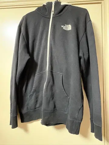 THE NORTH FACE 블랙 집업 후드티 정품