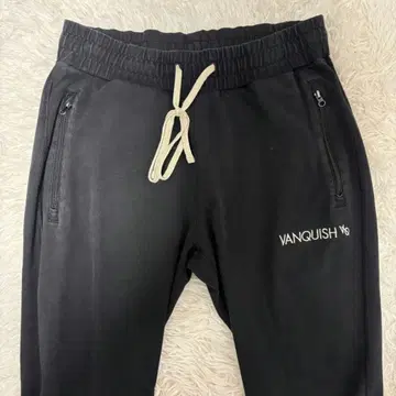 VANQUISH 블랙 조거 팬츠 S