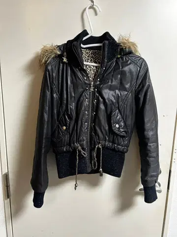 Rookie Girl 여성용 퍼 포함 다운 자켓