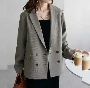 디스코트 울라이크 W 브레스트 테일러드 자켓