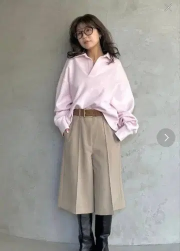 미라 오웬 밴딩 센터 프레스 하프 팬츠 S 사이즈