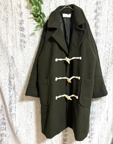 [ 쇼콜라피네 로브 ] 여성용 더플 코트 그린 (F) 롱