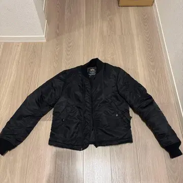 ALPHA INDUSTRIES ma-1 플라이트 자켓 블랙