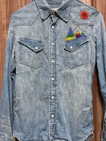 레미 레리프 웨스턴 데님 셔츠 M