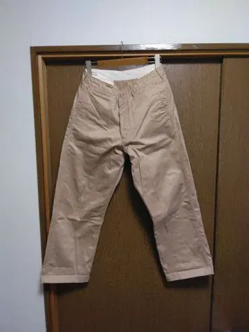 베이지 워크 팬츠 사이즈 34/35