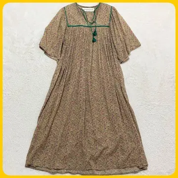 미사용급 THE SHINZONE 반팔 롱 원피스 꽃무늬 신존