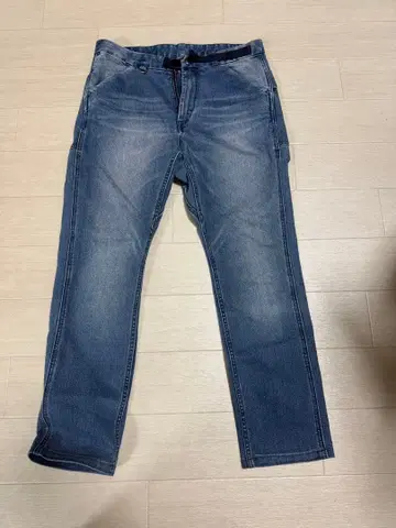 THE NORTH FACE 웨빙 벨트 데님 팬츠