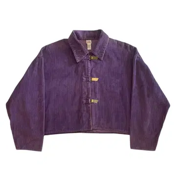 짧은 기장 코듀로이 셔츠 디자인 셔츠 빈티지 구제 의류 M L