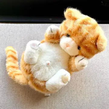 레어 퍼스트사 장난 천사 고양이 고양이 봉제 인형 당시 쇼와 레트로