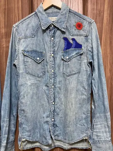 레미 레리프 웨스턴 데님 셔츠 M