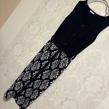 니트 원피스 블랙 프리 사이즈