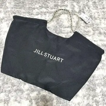 [미사용 새상품 택 포함] JILL STUART 블랙 체인 토트백