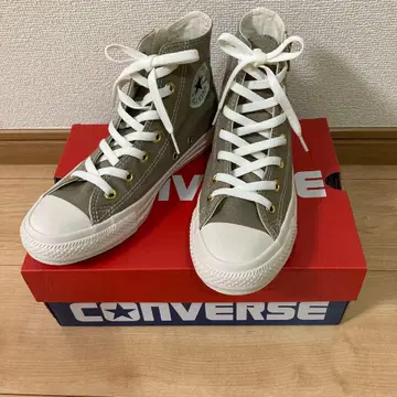 CONVERSE ALL STAR 하이컷 스니커즈 그레이지 24.5