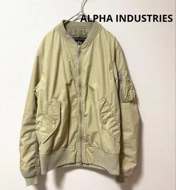 ALPHA INDUSTRIES MA-1 자켓 베이지