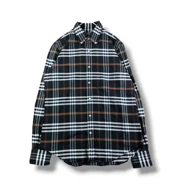 [ 904 ] TOMORROWLAND 타탄 체크 셔츠 사이즈 S 블랙