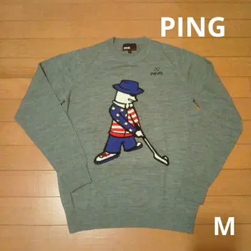 핑 스웨터 니트 여성용 M 골프웨어 PING 그레이
