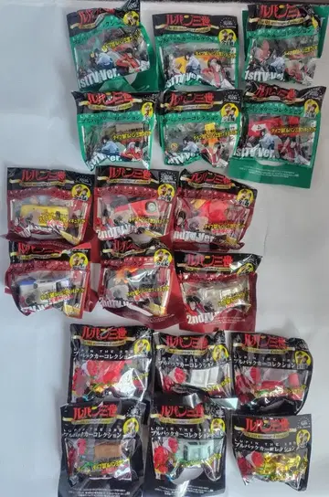 미개봉 루팡 3세 풀백카 컬렉션 전 18종 컴플리트 + 덤