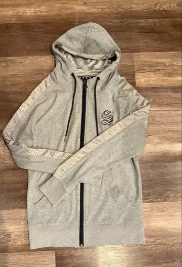 SINNERS ATTIRE 그레이 풀 집업 후드티 S 새상품급