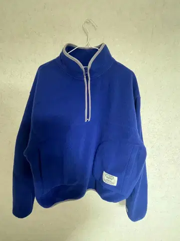 DISCUS ATHLETIC 하프 지퍼 트레이닝복 L 파랑