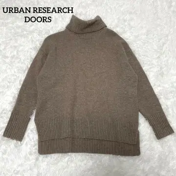 어반 리서치 도어스 해밀턴 램스울 터틀넥 니트 슬릿