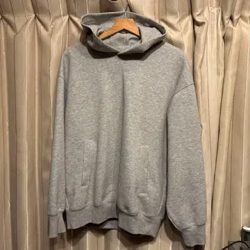 유니클로 U 맨투맨 오버사이즈 풀 후드티 그레이 M