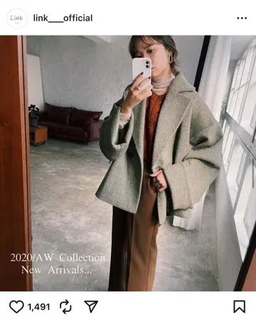 오버 사이즈 테일러드 자켓 그레이 계열