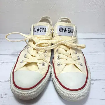 ALL STAR 크림색 스니커즈 24cm