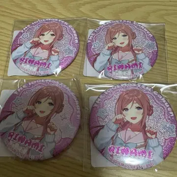 학마스 DMM 스크래치 복권 히메사키 리나 캔뱃지 E상 4점